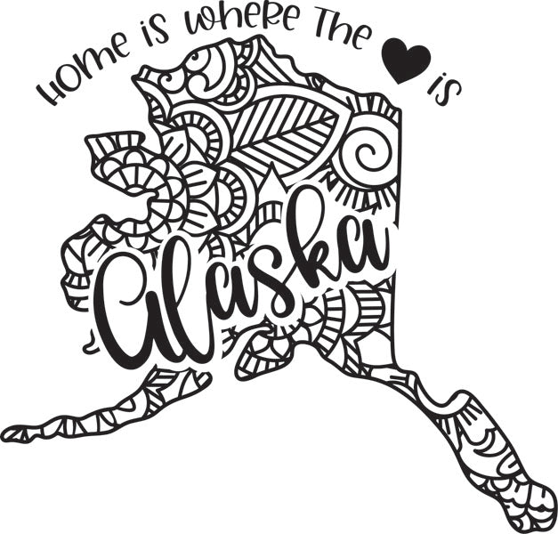 Home is Where the Heart Is State Dry-Erase Board