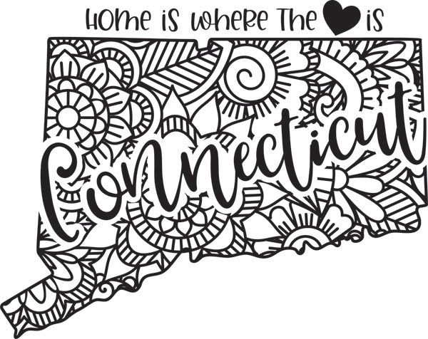 Home is Where the Heart Is State Dry-Erase Board