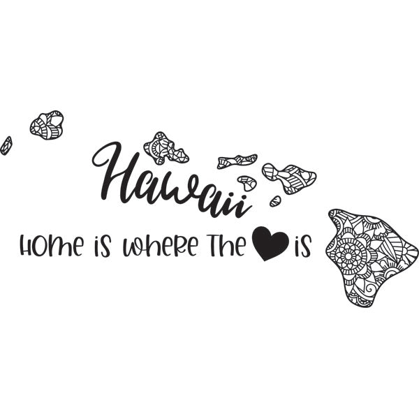 Home is Where the Heart Is State Dry-Erase Board