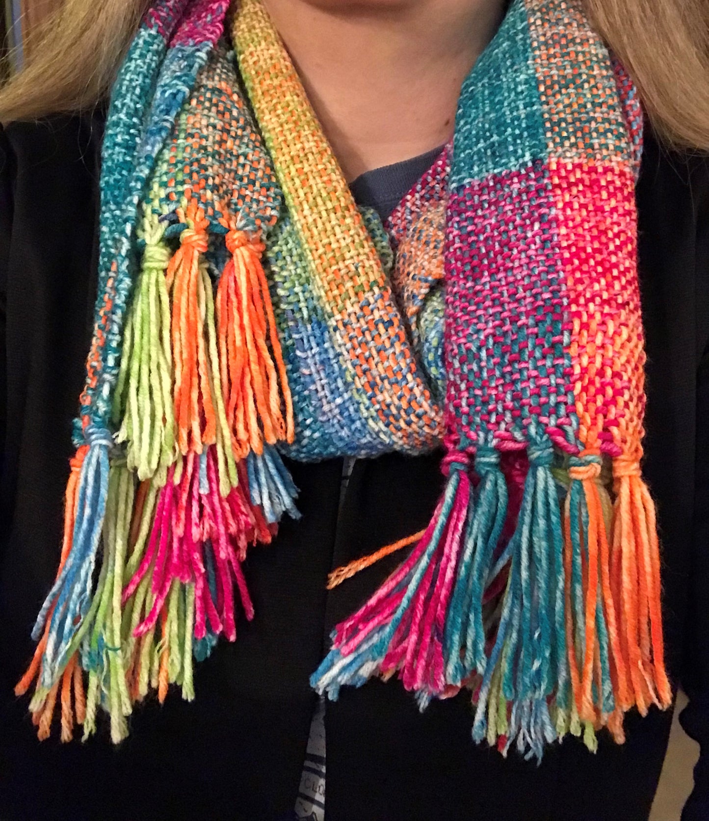 Handwoven Multi-Color Scarf