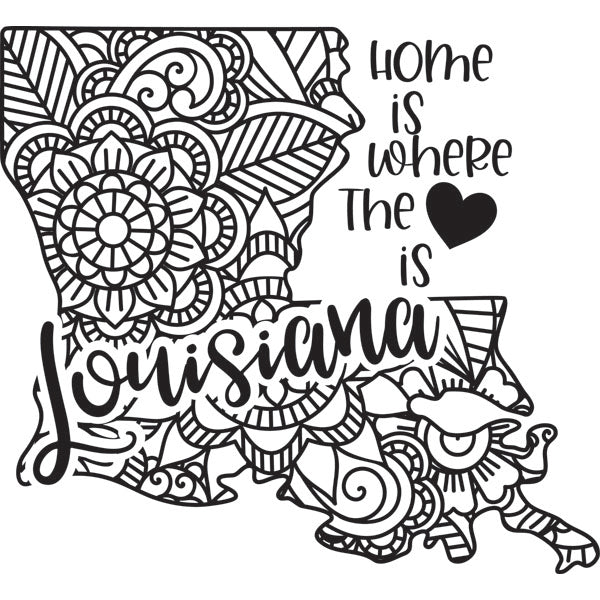 Home is Where the Heart Is State Dry-Erase Board