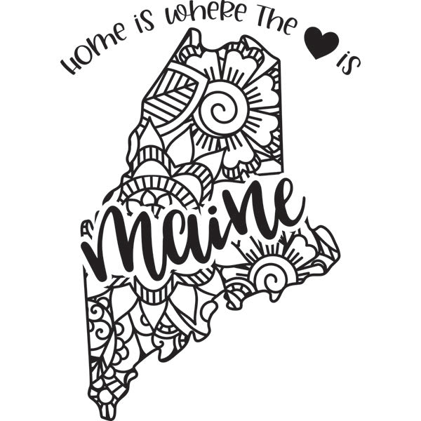 Home is Where the Heart Is State Dry-Erase Board