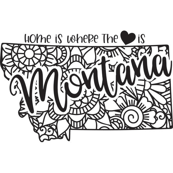 Home is Where the Heart Is State Dry-Erase Board