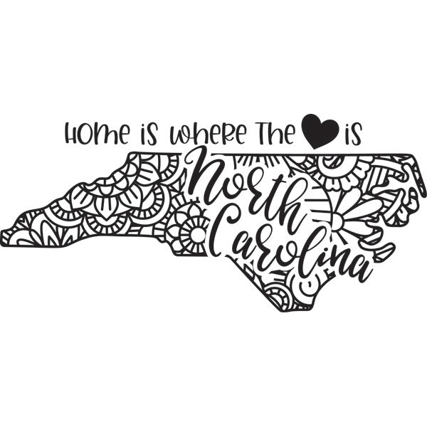 Home is Where the Heart Is State Dry-Erase Board