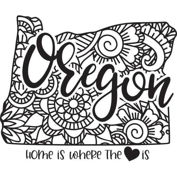 Home is Where the Heart Is State Dry-Erase Board