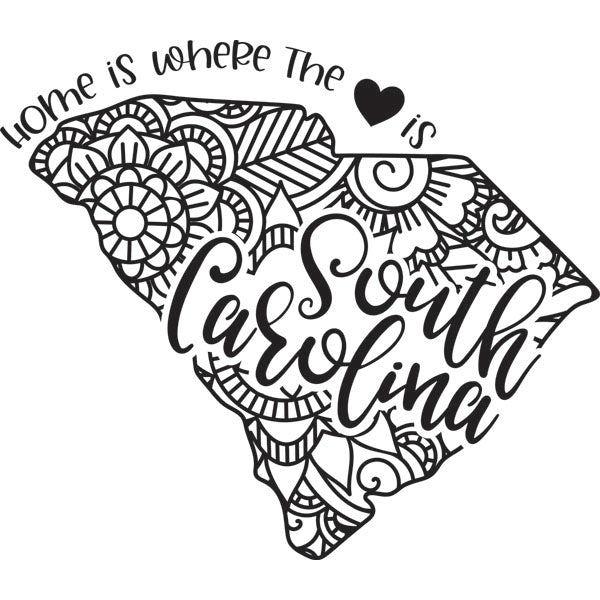 Home is Where the Heart Is State Dry-Erase Board