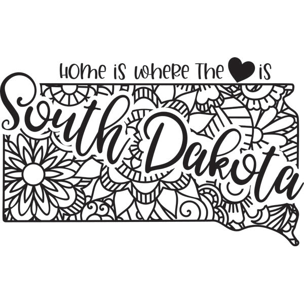 Home is Where the Heart Is State Dry-Erase Board