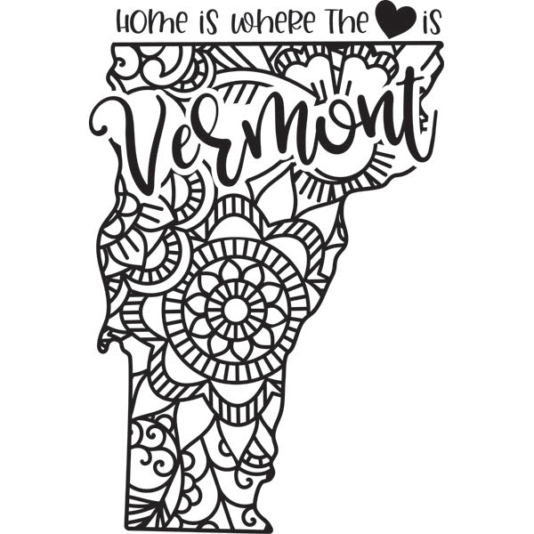 Home is Where the Heart Is State Dry-Erase Board